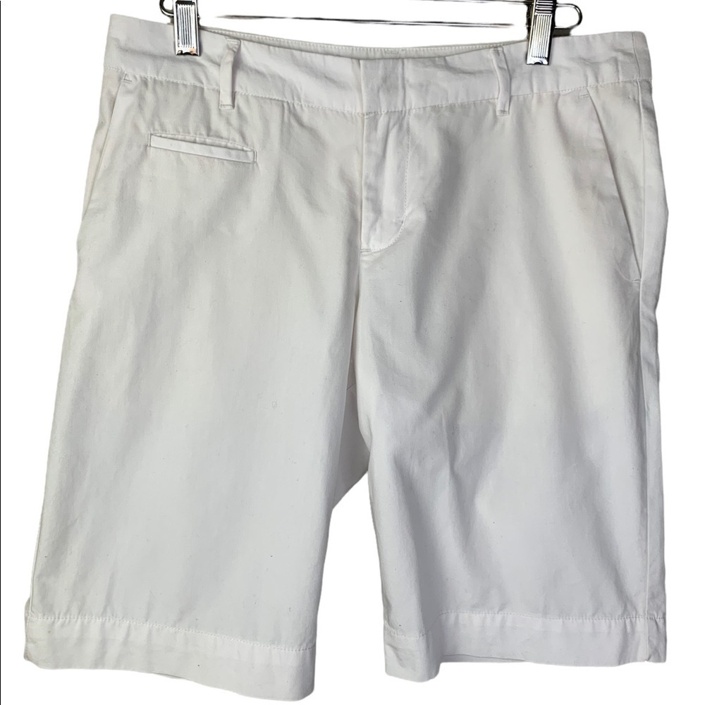 Patagonia White Organic Cotton 10” Inseam Bermuda Short Cruise, Resort Wear Sz 4
